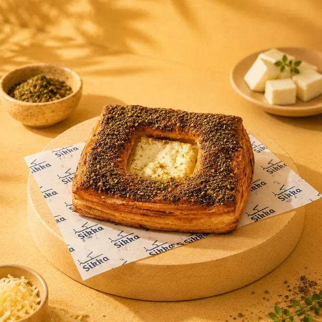 زعتر وجبنة فيتا